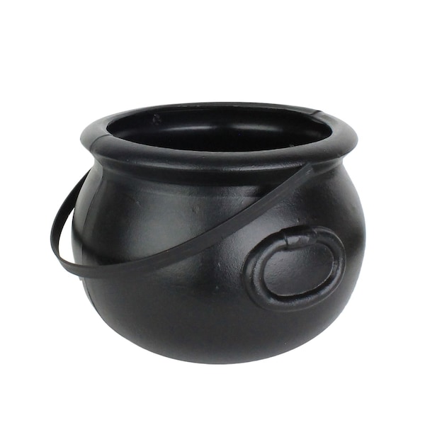 Union Products Union Products 8 in. Cauldron with Handle Halloween Decor - 55280