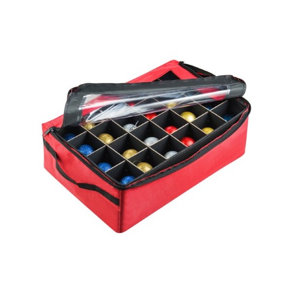 Hastings Home Hastings Home 48 Compartment Ornament Storage Box - 270835GSY