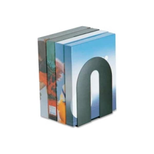 Officemate International OfficemateHeavy Duty Bookends 8" High Black 2 Pack - 93142