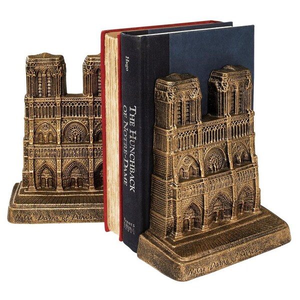 Design Toscano Notre Dame of Paris Sculptural Bookends - SP1387