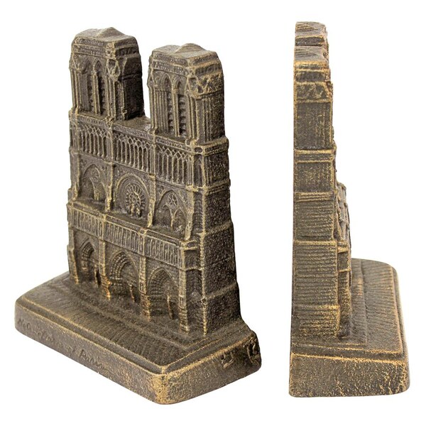 Design Toscano Notre Dame of Paris Sculptural Bookends - SP1387