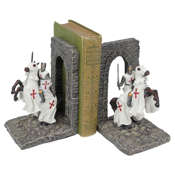 Design Toscano Knights of the Digital Realm Sculptural Bookends - CL56503