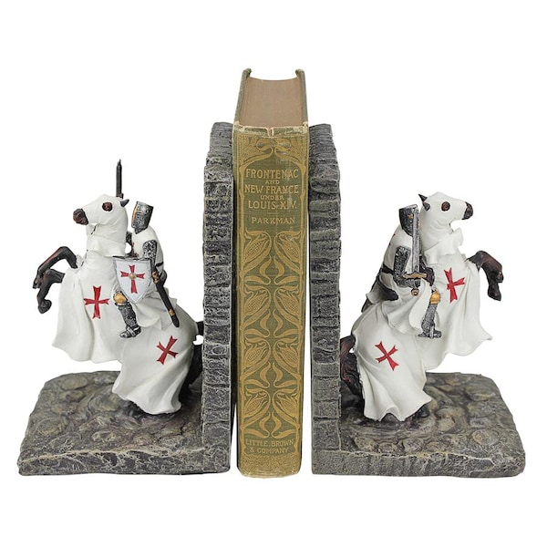 Design Toscano Knights of the Digital Realm Sculptural Bookends - CL56503