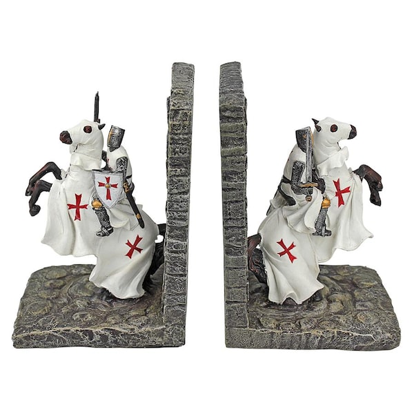 Design Toscano Knights of the Digital Realm Sculptural Bookends - CL56503