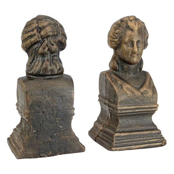 Design Toscano Beatrice the Guide of The Divine Comedy Cast Iron Bookend Pair - SP2107