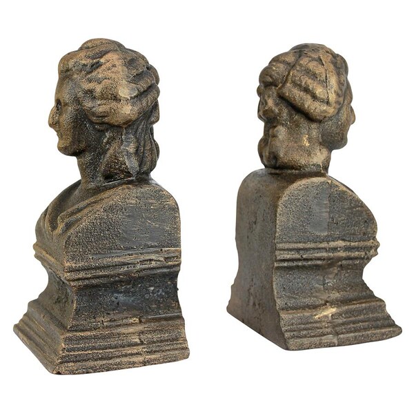 Design Toscano Beatrice the Guide of The Divine Comedy Cast Iron Bookend Pair - SP2107