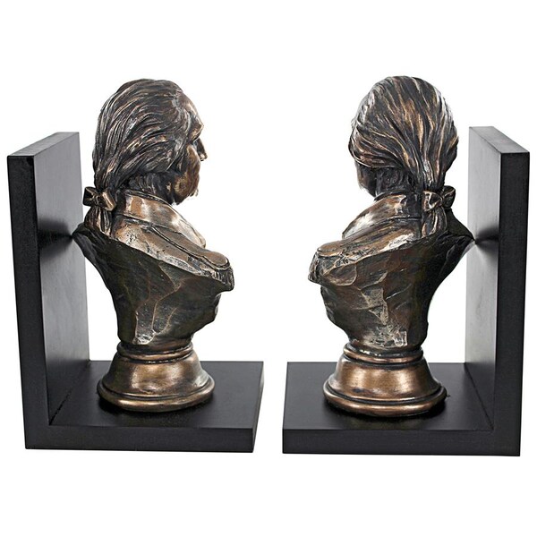 Design Toscano George Washington American Statesman Sculptural Bookends - JQ9818