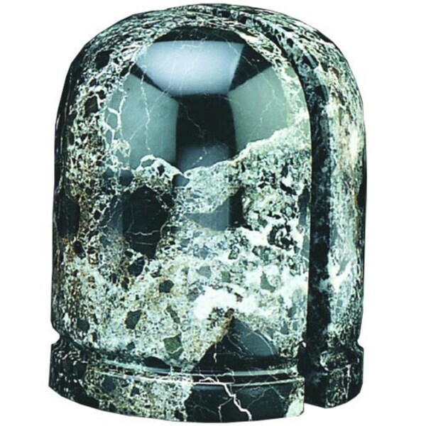 Bey Berk International Bey-Berk International  Black Zebra Marble Dome Bookends - R10R