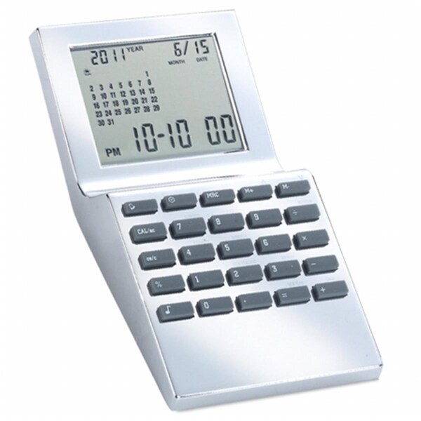Natico Originals Wt-Alm- Calendar-Calc- Sil - NA379681