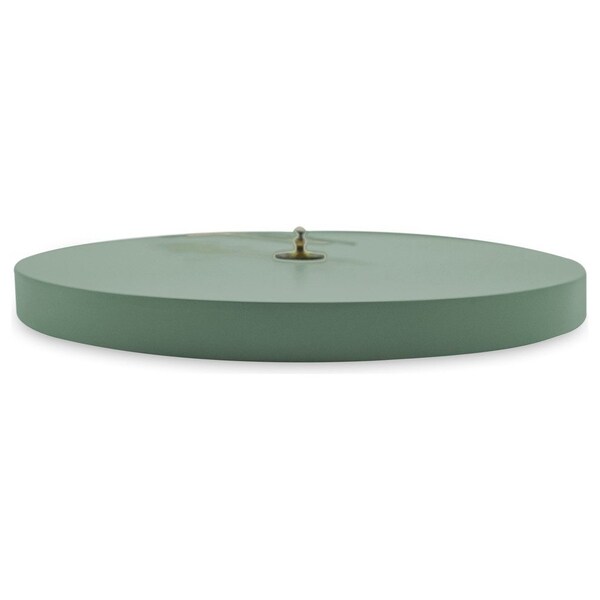 Leisuremod Manchester Modern Classy Design Round Silent Non-Ticking Wall Clock, Ocean Green - MCLR11OG
