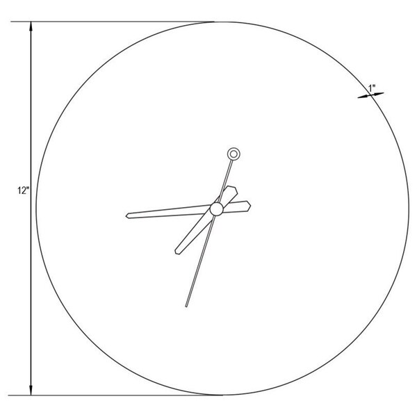 Leisuremod Manchester Modern Classy Design Round Silent Non-Ticking Wall Clock, Ocean Green - MCLR11OG