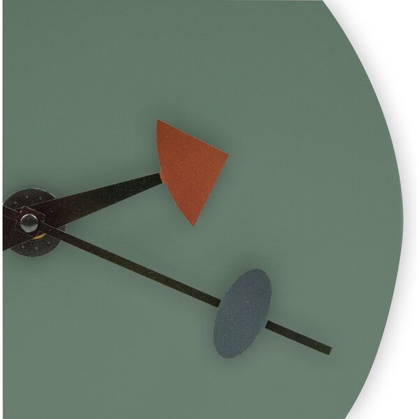 Leisuremod Manchester Modern Classy Design Round Silent Non-Ticking Wall Clock, Ocean Green - MCLR11OG
