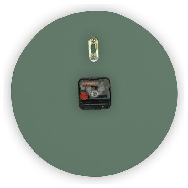 Leisuremod Manchester Modern Classy Design Round Silent Non-Ticking Wall Clock, Ocean Green - MCLR11OG