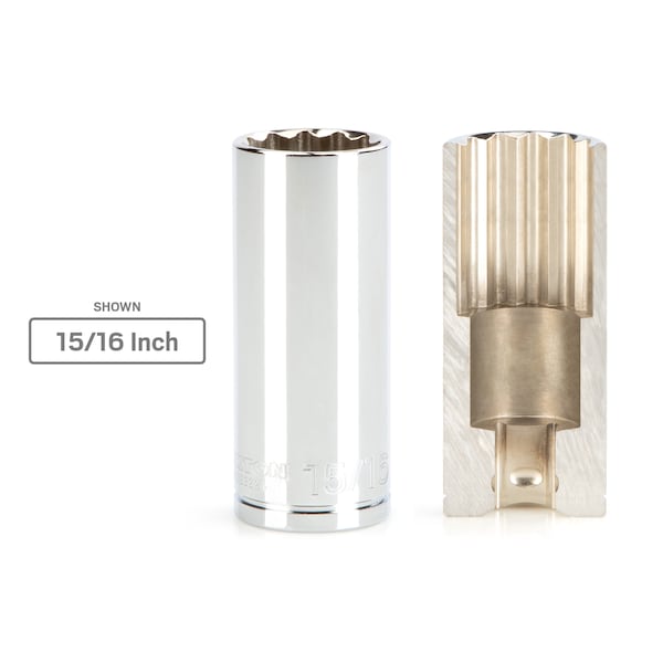 Tekton 1/2 Inch Drive x 1-1/16 Inch Deep 12-Point Socket - SHD23227