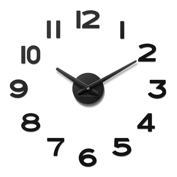 Gardner Bender 20 x 20 in. Indoor Modern Plastic Analog Wall Clock, Black - BI3308296