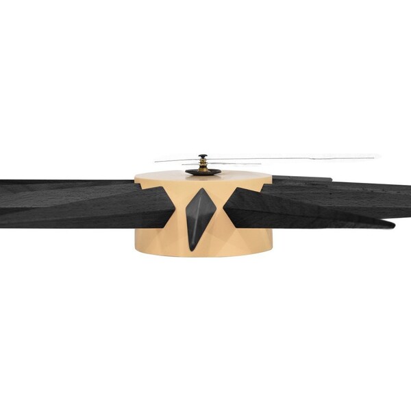 Leisuremod Maxi Modern Design Colorful Star Silent Non-Ticking Wall Clock, Black - MCL18BL