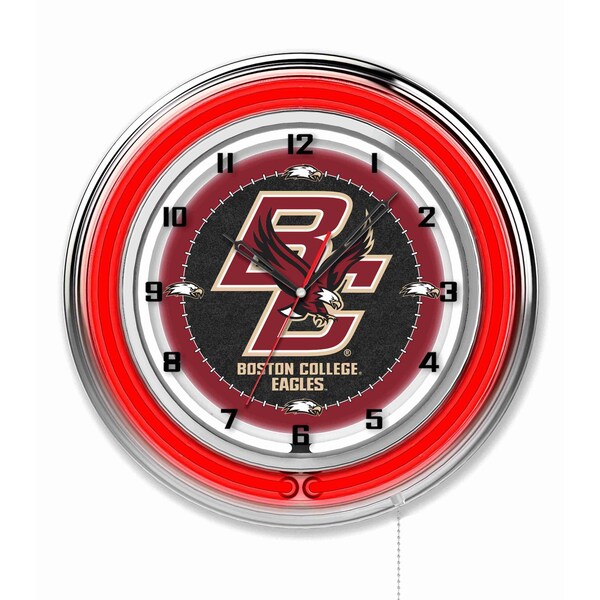 Holland Bar Stool Co Boston College Double Neon 19" Clock - CLK19BOSTNC