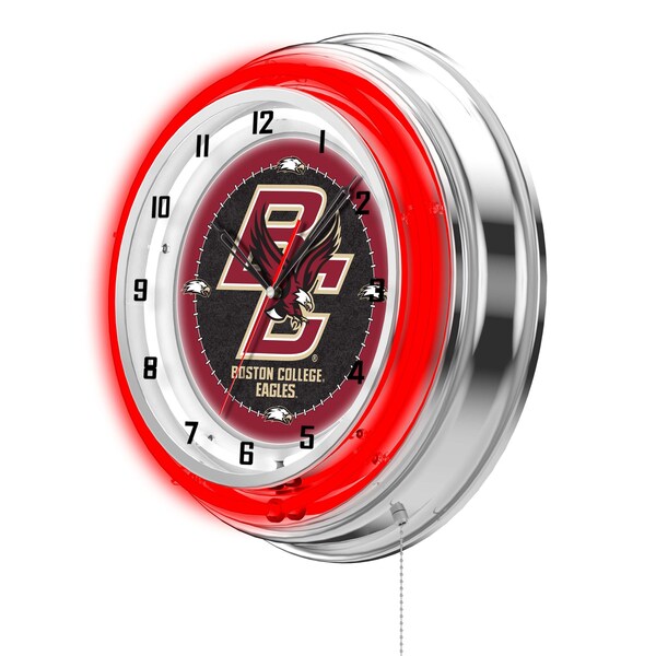 Holland Bar Stool Co Boston College Double Neon 19" Clock - CLK19BOSTNC