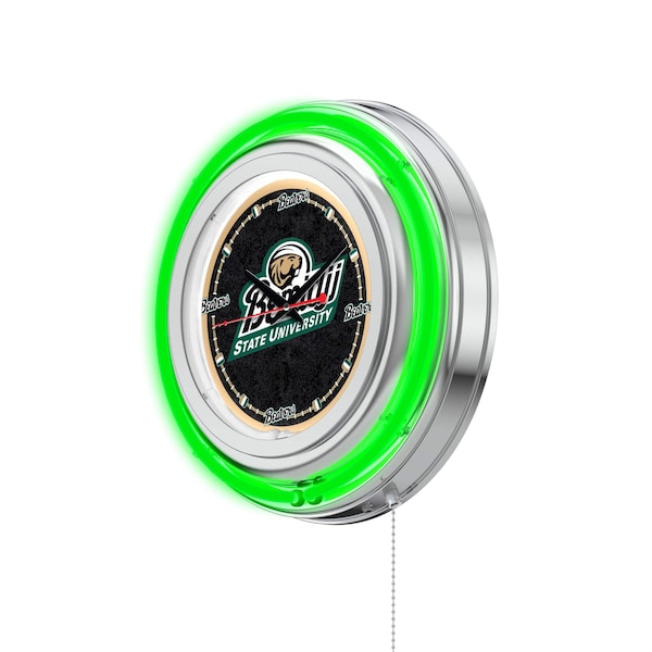 Holland Bar Stool Co Bemidji State University Double Neon 15" Clock - CLK15BMIJST