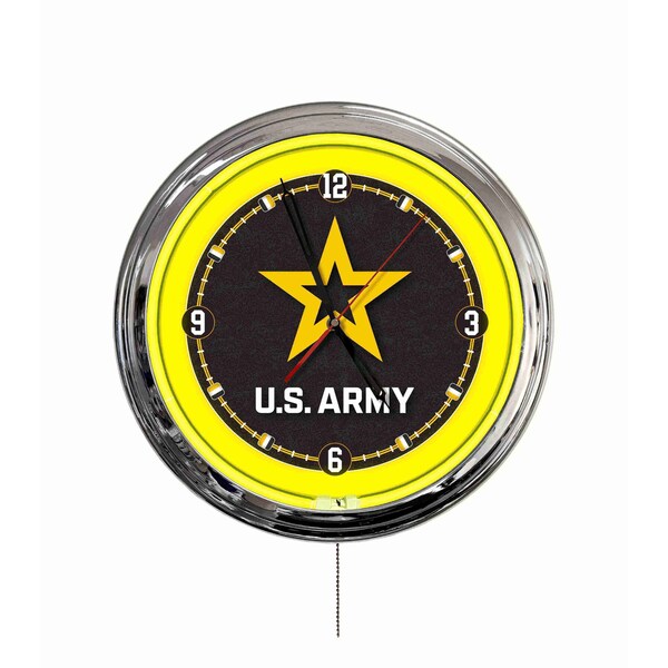 Holland Bar Stool United States Army 16 LED Wall Clock - CLKL16