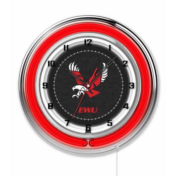 Holland Bar Stool Co Eastern Washington University Double Neon 19" Clock - CLK19EASTWA