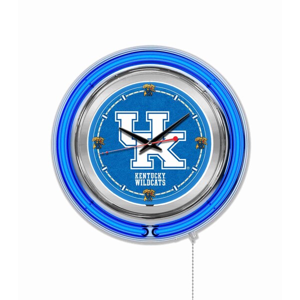 Holland Bar Stool Co University of Kentucky Double Neon 15" Clock (UK) - CLK15UKY-UK