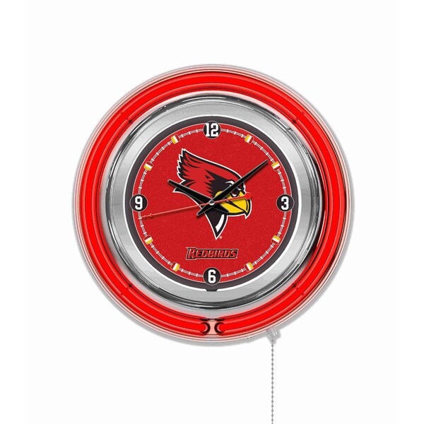 Holland Bar Stool Co Illinois State University Double Neon 15" Clock - CLK15ILLSTU