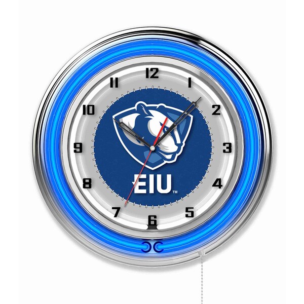 Holland Bar Stool Co Eastern Illinois University Double Neon 19" Clock - CLK19EASTIL