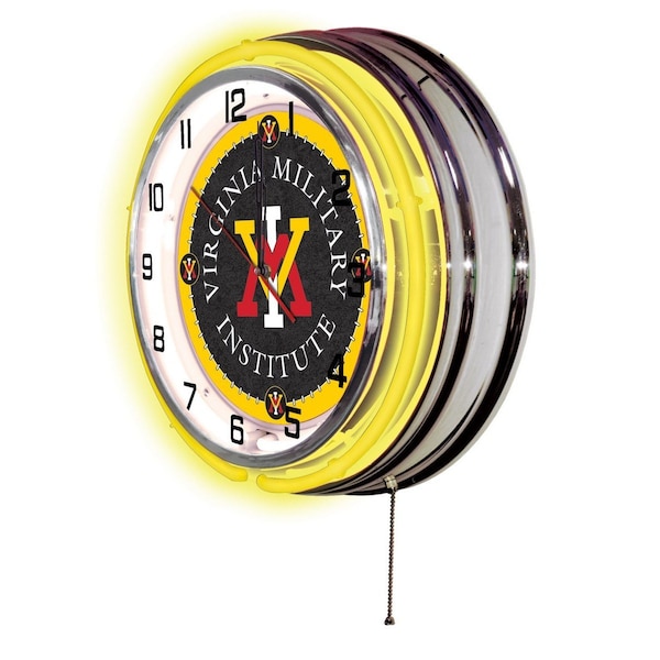 Holland Bar Stool Co Virginia Military Institute Double Neon 19" Clock (VMI) - CLK19VAMILI