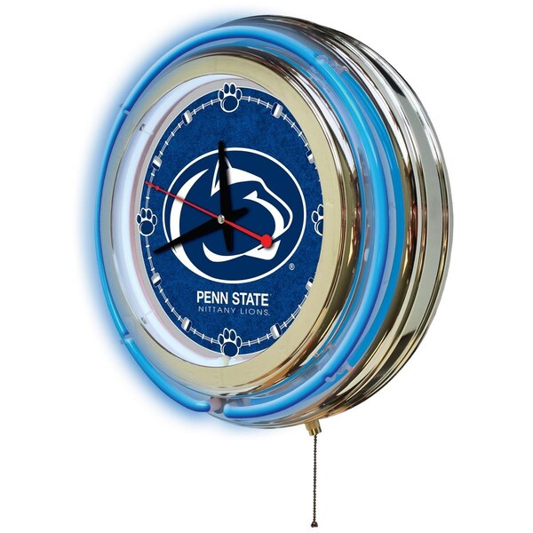 Holland Bar Stool Co Pennsylvania State University Double Neon 15" Clock (Penn State) - CLK15PENNST