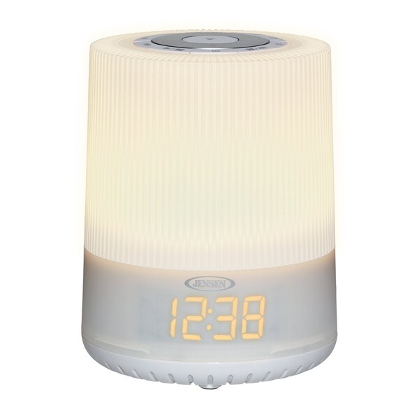 Jensen Mood Lamp Digital Dual Alarm Clock Radio - JCR-360