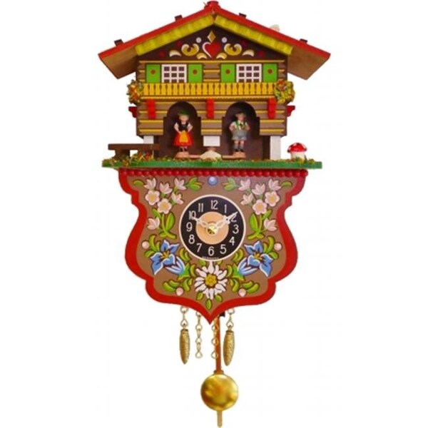 Engs ENGS 0235QP Engstler Battery-operated Clock - Mini Size with Music-Chimes - 0235QP