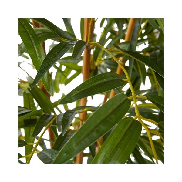 Nature Spring 6-ft Tall Artificial Bamboo, Faux Potted, Indoor Floor Plant for Home, Office Decor, Natural Trunk - 716489LSN