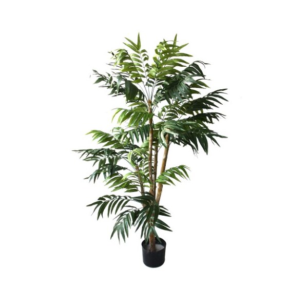 Nature Spring 5-foot Artificial Palm Tree Large Faux Potted Tropical Plant Indoor / Outdoor for Home or Office - 557291QZS