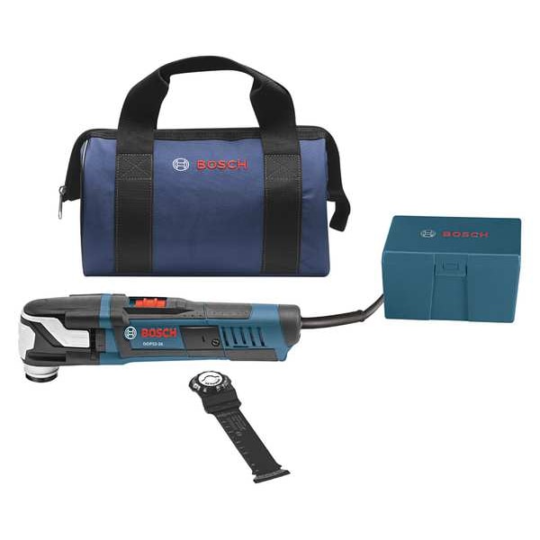 Bosch Oscillating Tool, 120 V AC, Corded, 3.6  Degrees Oscillation Angle, Starlock Max Series - GOP55-36B