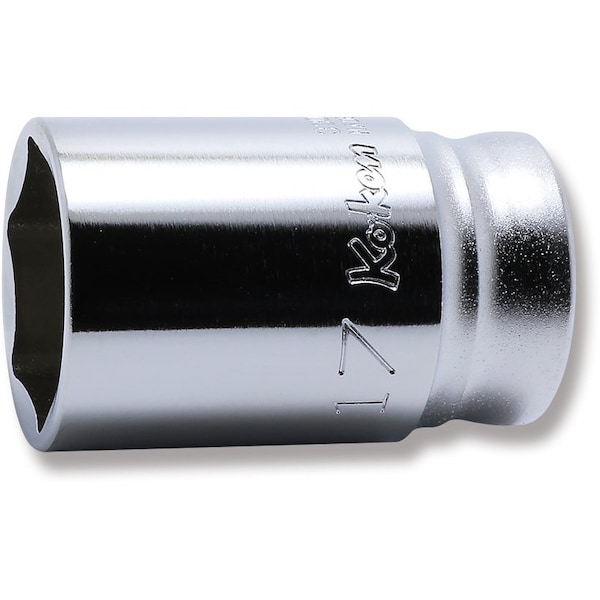 Ko-Ken Socket 17mm 6 Point 35mm Z-series 3/8 Sq. Drive - 3300XZ-17