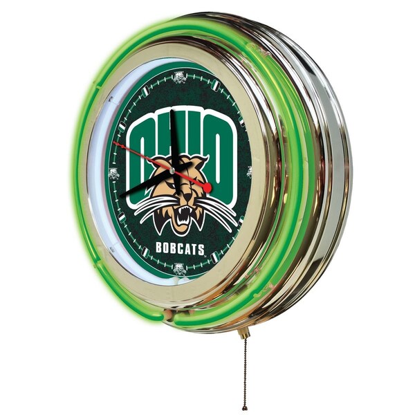 Holland Bar Stool Co Ohio University Double Neon 15" Clock - CLK15UNIVOH