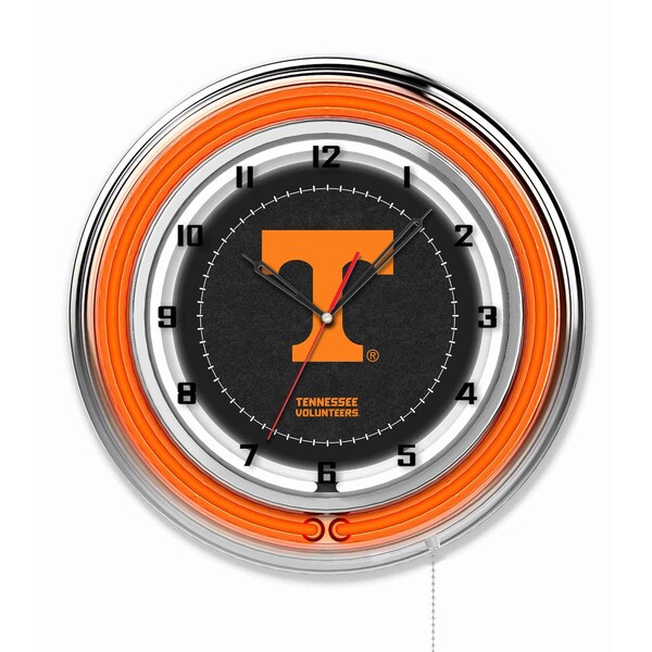 Holland Bar Stool Co University of Tennessee Double Neon 19" Clock - CLK19TENNES