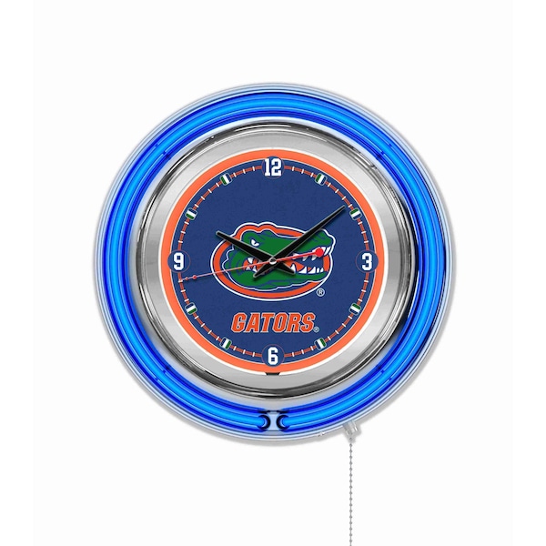 Holland Bar Stool Co University of Florida Double Neon 15" Clock - CLK15FLORUN