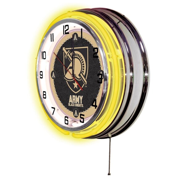 Holland Bar Stool Co US Military Academy Double Neon 19" Clock ARMY - CLK19USMILA