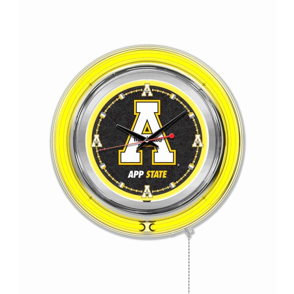 Holland Bar Stool Co Appalachian State University Double Neon 15" Clock - CLK15APPSTU