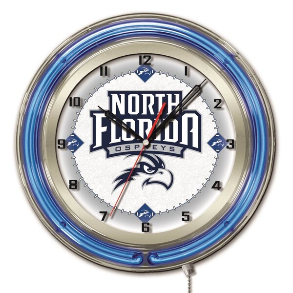 Holland Bar Stool Co University of North Florida Double Neon 19" Clock - CLK19NORFLA