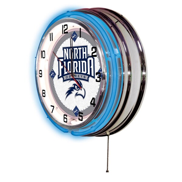 Holland Bar Stool Co University of North Florida Double Neon 19" Clock - CLK19NORFLA