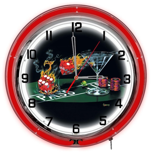 Petro Enterprises Praying For Seven 18 ft. Neon Clock - GODNC18-06