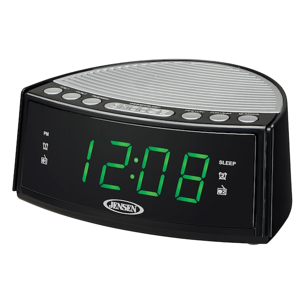 Jensen Digital AM/FM Dual Alarm Clock Radio - JCR-160