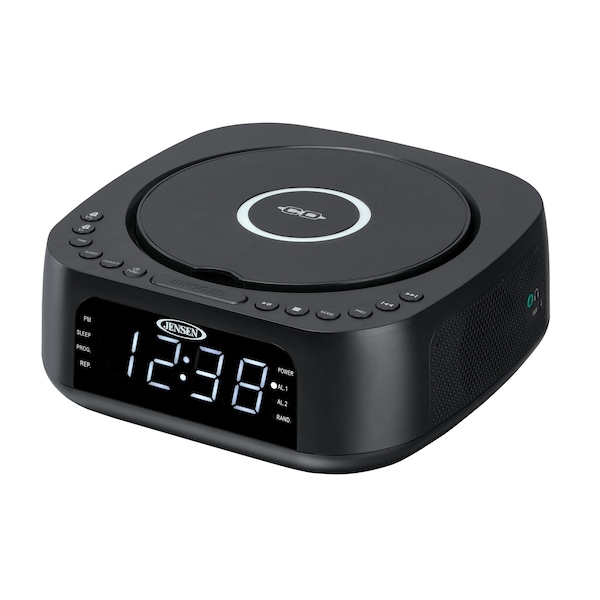 Jensen Dual Alarm Clock Radio w/ MP3 CD Player - JCR-375