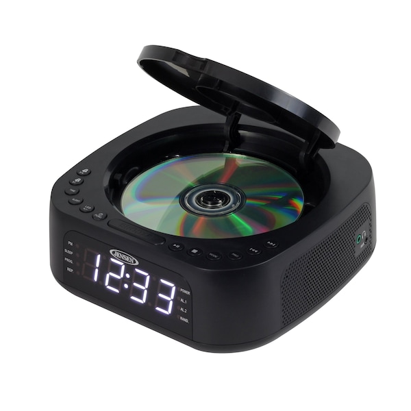 Jensen Dual Alarm Clock Radio w/ MP3 CD Player - JCR-375