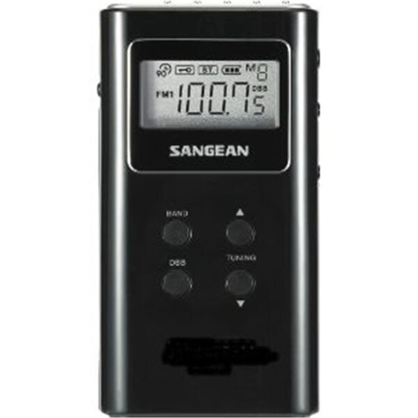 Sangean AM-FM Stereo Digital Tuning Pocket Radio - Black - SA458010