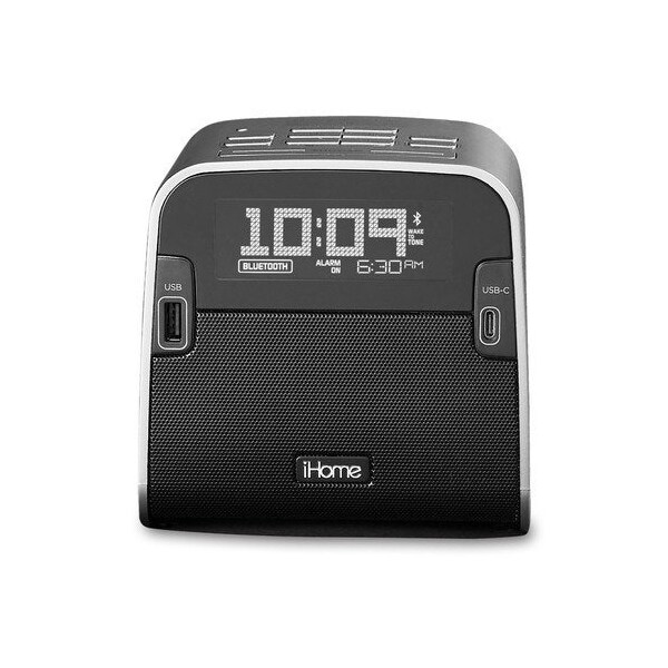 Ihome Hotel BT NFC Alarm Clock wSpkphon FM Rd - HBN22V2G