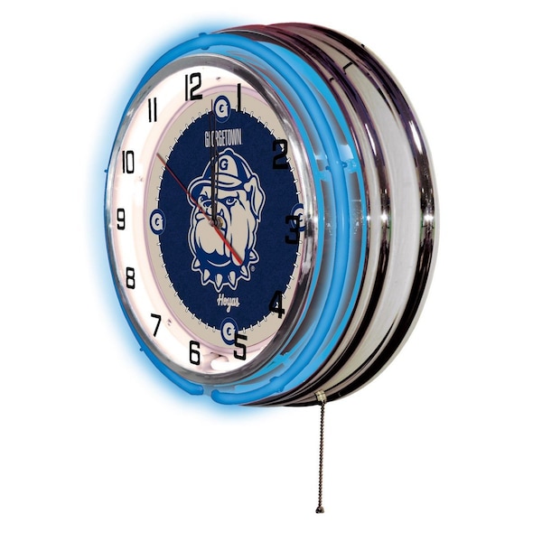 Holland Bar Stool Co Georgetown University Double Neon 19" Clock - CLK19GRGTWN